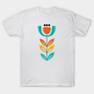 Mid Century Flower 10 T-Shirt